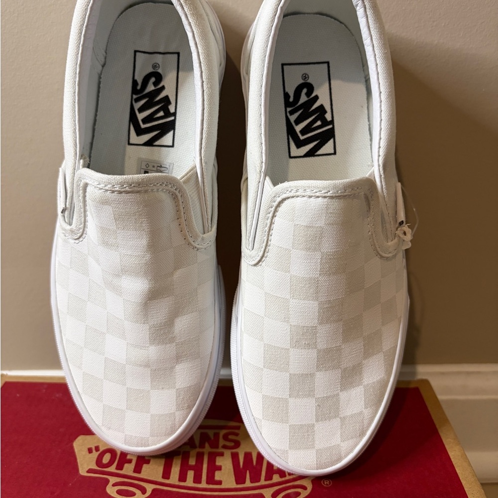 Vans Classic True White Slip-On Shoes